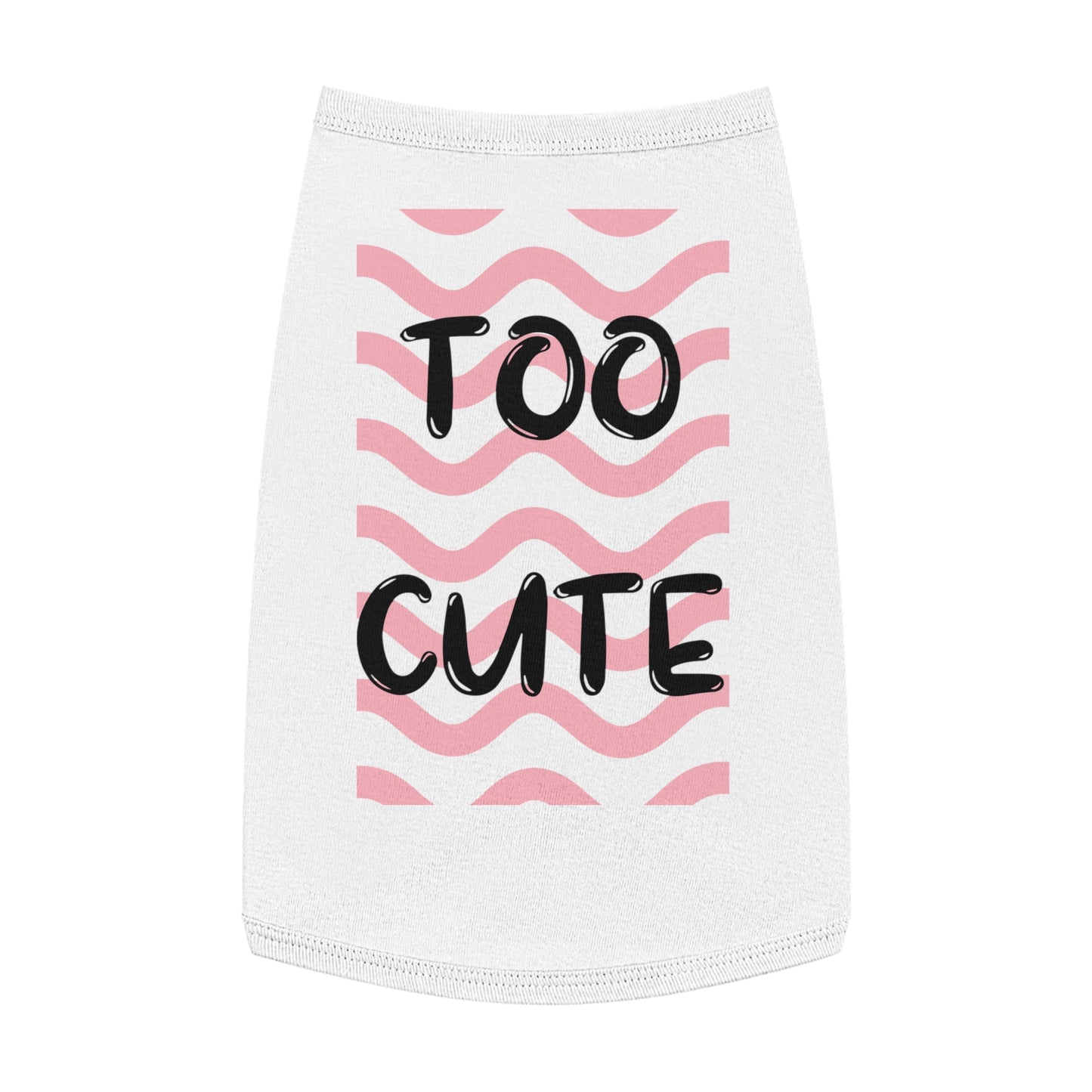 Cute Pet Tank Top - Adorable Wavy Design for Dogs and Cats
