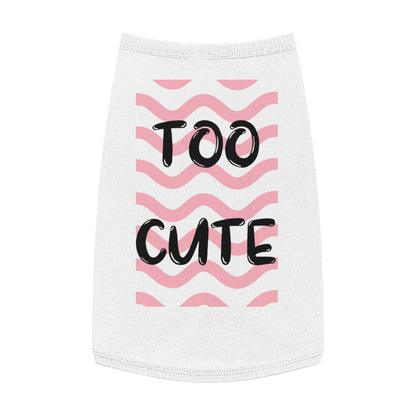Cute Pet Tank Top - Adorable Wavy Design for Dogs and Cats