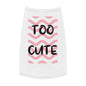 Cute Pet Tank Top - Adorable Wavy Design for Dogs and Cats