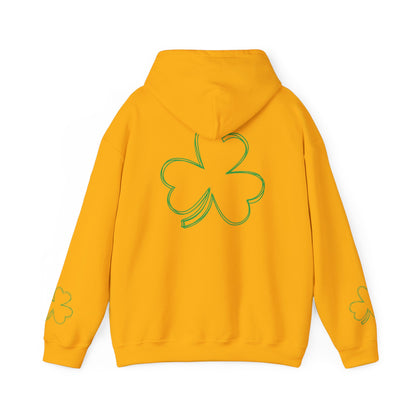 St. Patrick's Day Clover Hoodie - Unisex Heavy Blend™ Sweatshirt