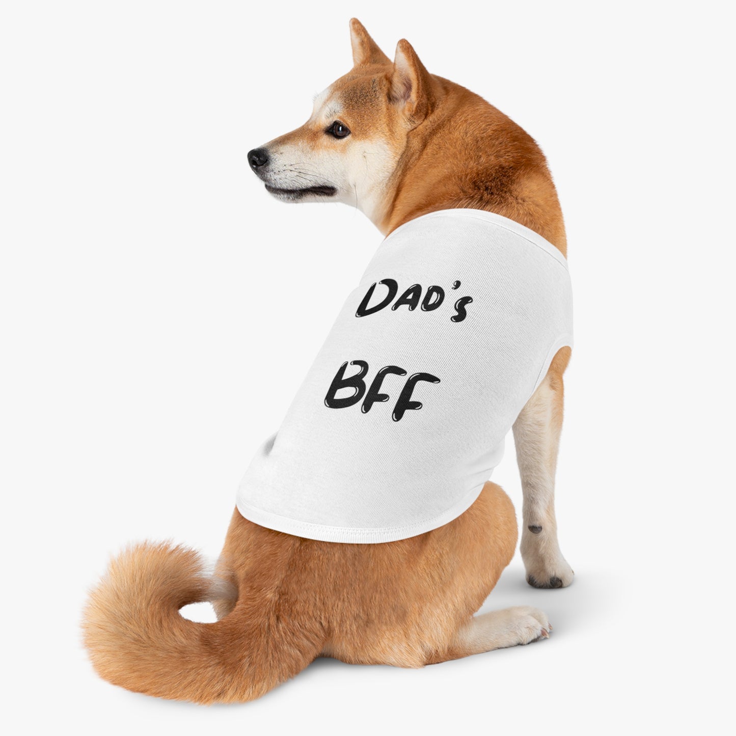 Dad's BFF Pet Tank Top - Cute Dog Shirt for Father's Day