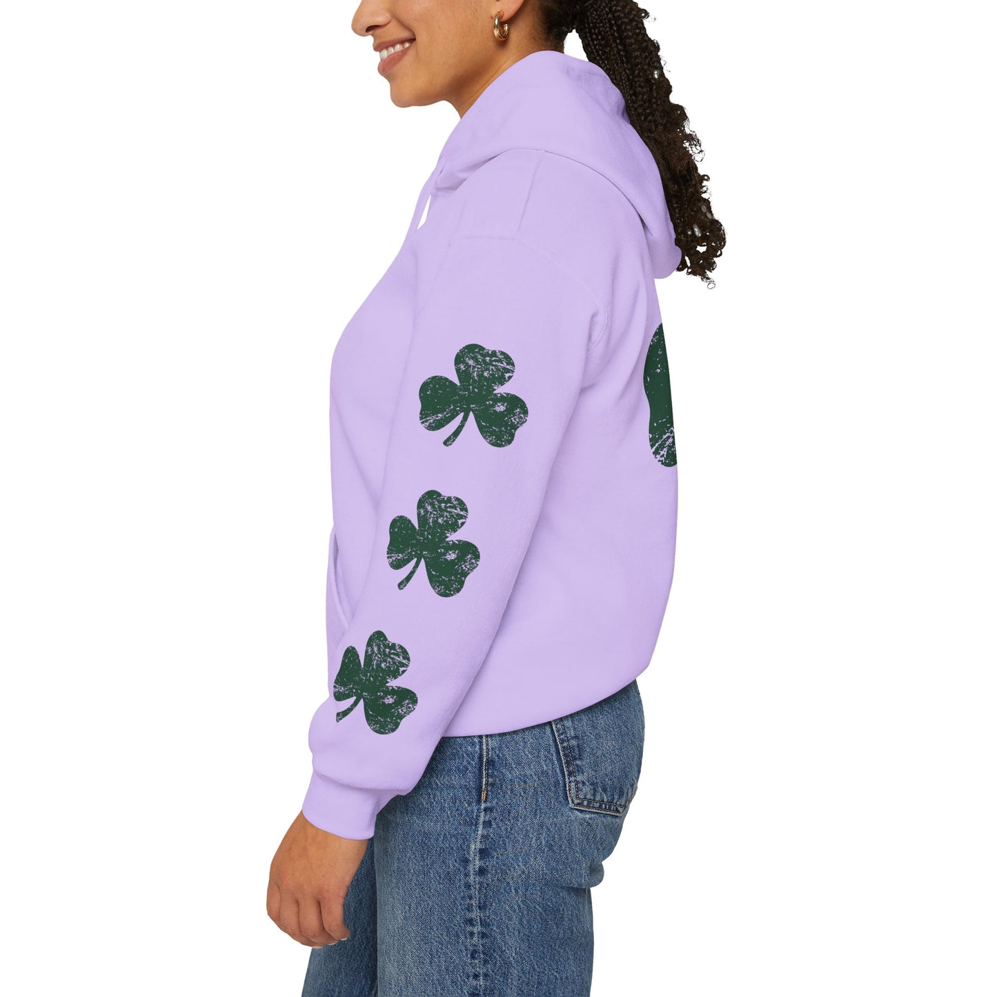 Lucky Shamrock Unisex Hooded Sweatshirt for St. Patrick's Day