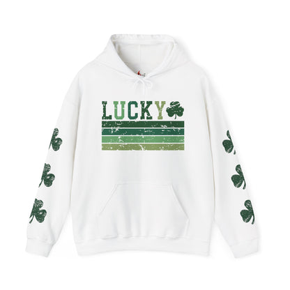 Lucky Shamrock Unisex Hooded Sweatshirt for St. Patrick's Day