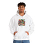 Cheers to Surviving - with Skeletons Hoodie - Unisex Heavy Blend Sweatshirt for Everyday Comfort