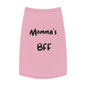 Cute Pet Tank Top - 'Momma's BFF' Dog Apparel for Everyday Wear