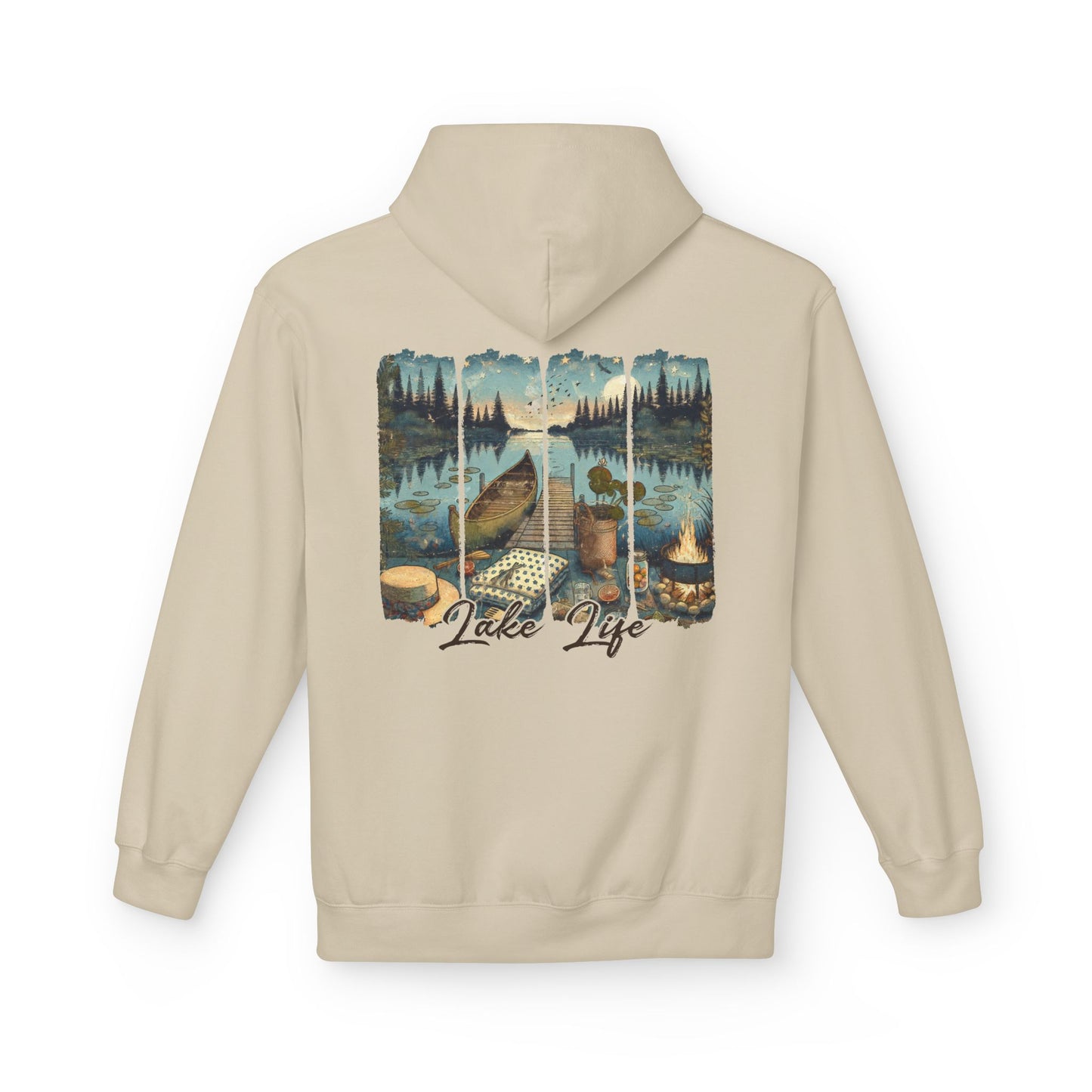 Lake Life  - Unisex Midweight Fleece Hoodie