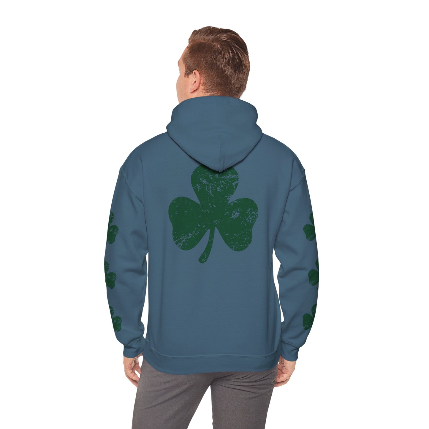 Lucky Shamrock Unisex Hooded Sweatshirt for St. Patrick's Day