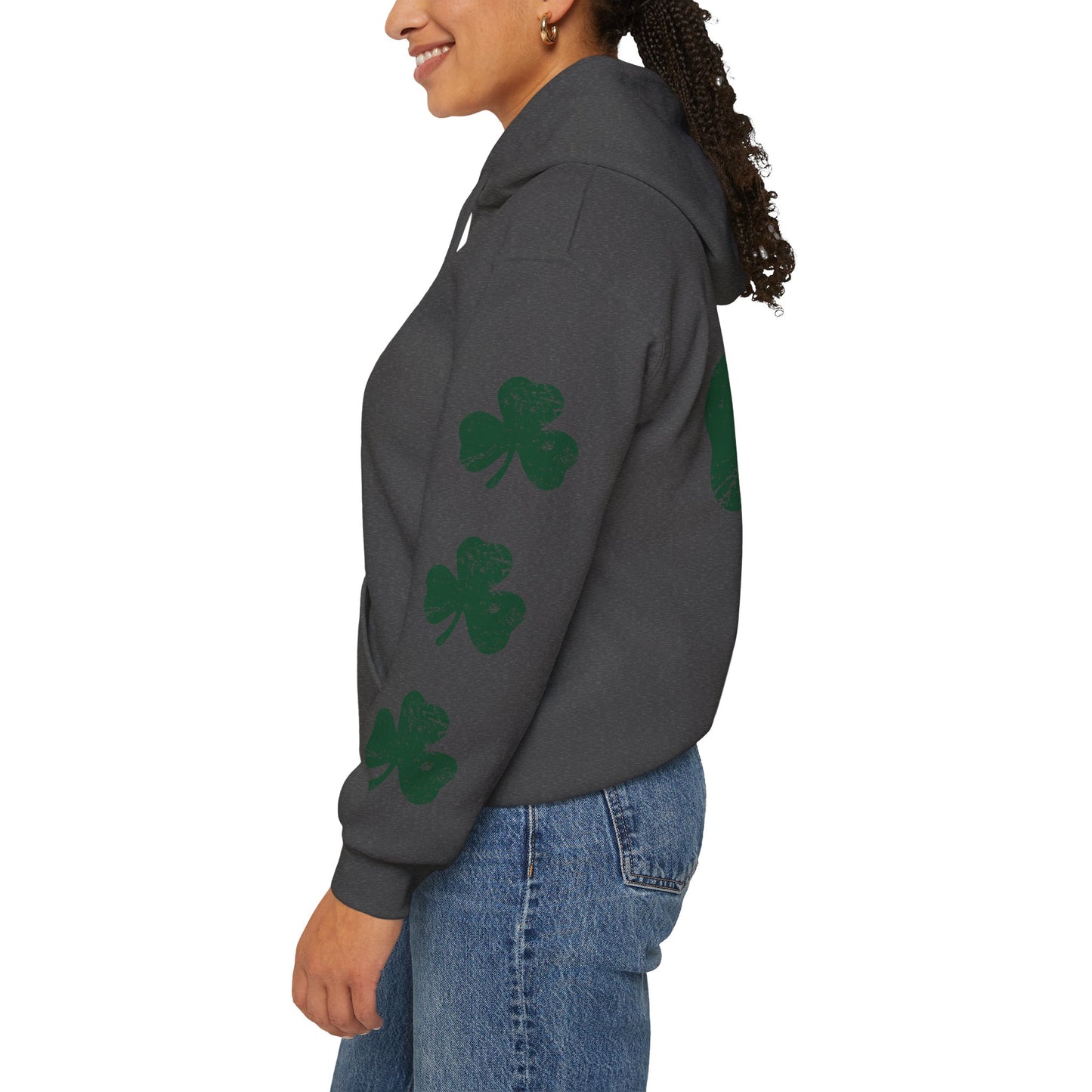 Lucky Shamrock Unisex Hooded Sweatshirt for St. Patrick's Day
