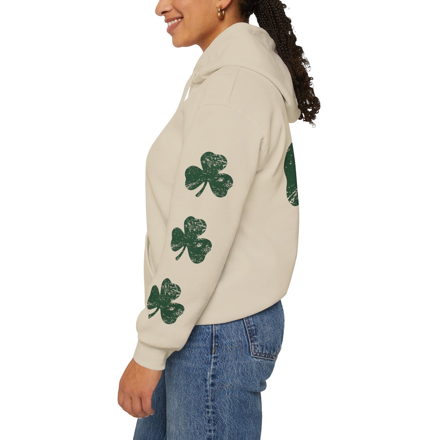 Lucky Shamrock Unisex Hooded Sweatshirt for St. Patrick's Day