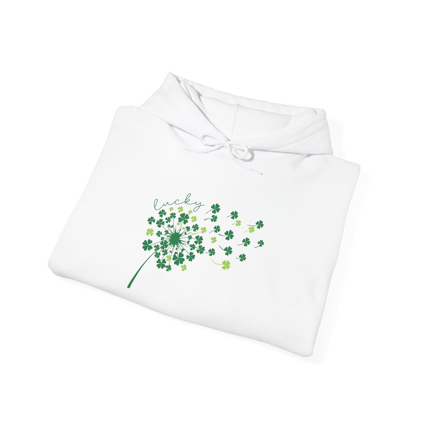 St. Patrick's Day Clover Hoodie - Unisex Heavy Blend™ Sweatshirt