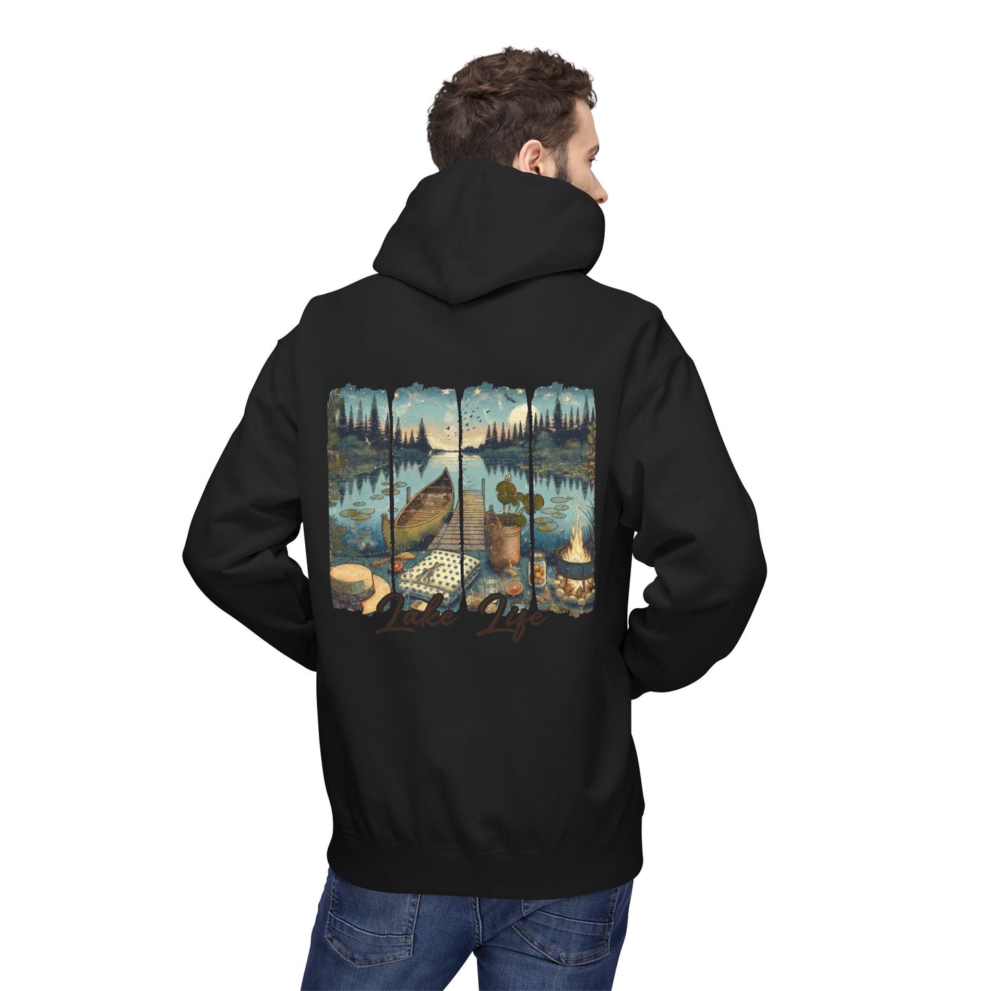 Lake Life  - Unisex Midweight Fleece Hoodie