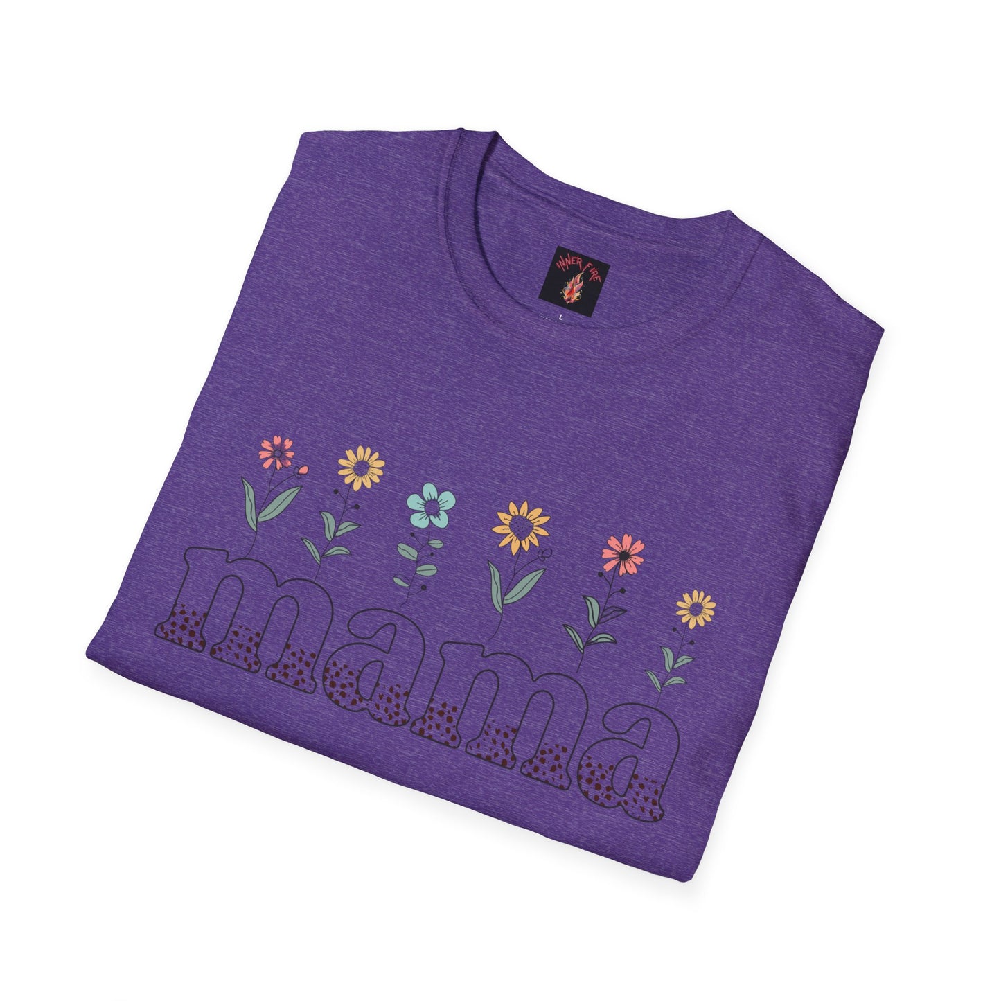 Floral Mama T-Shirt for Moms - Unisex Softstyle Tee