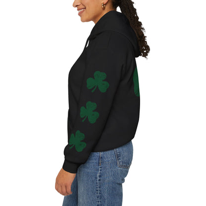 Lucky Shamrock Unisex Hooded Sweatshirt for St. Patrick's Day