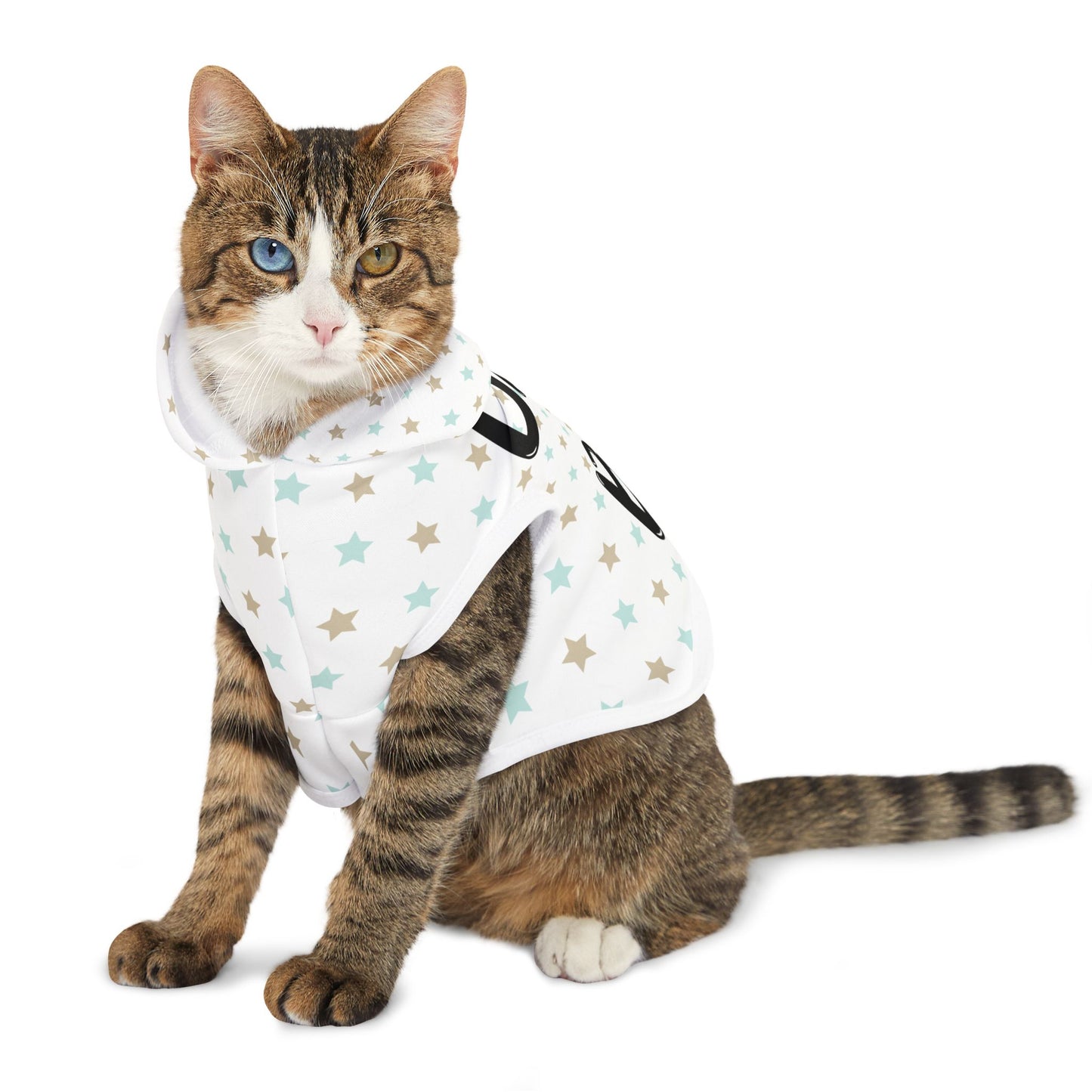 Starry Pet Hoodie - 'Dad's BFF' Design for Stylish Dogs