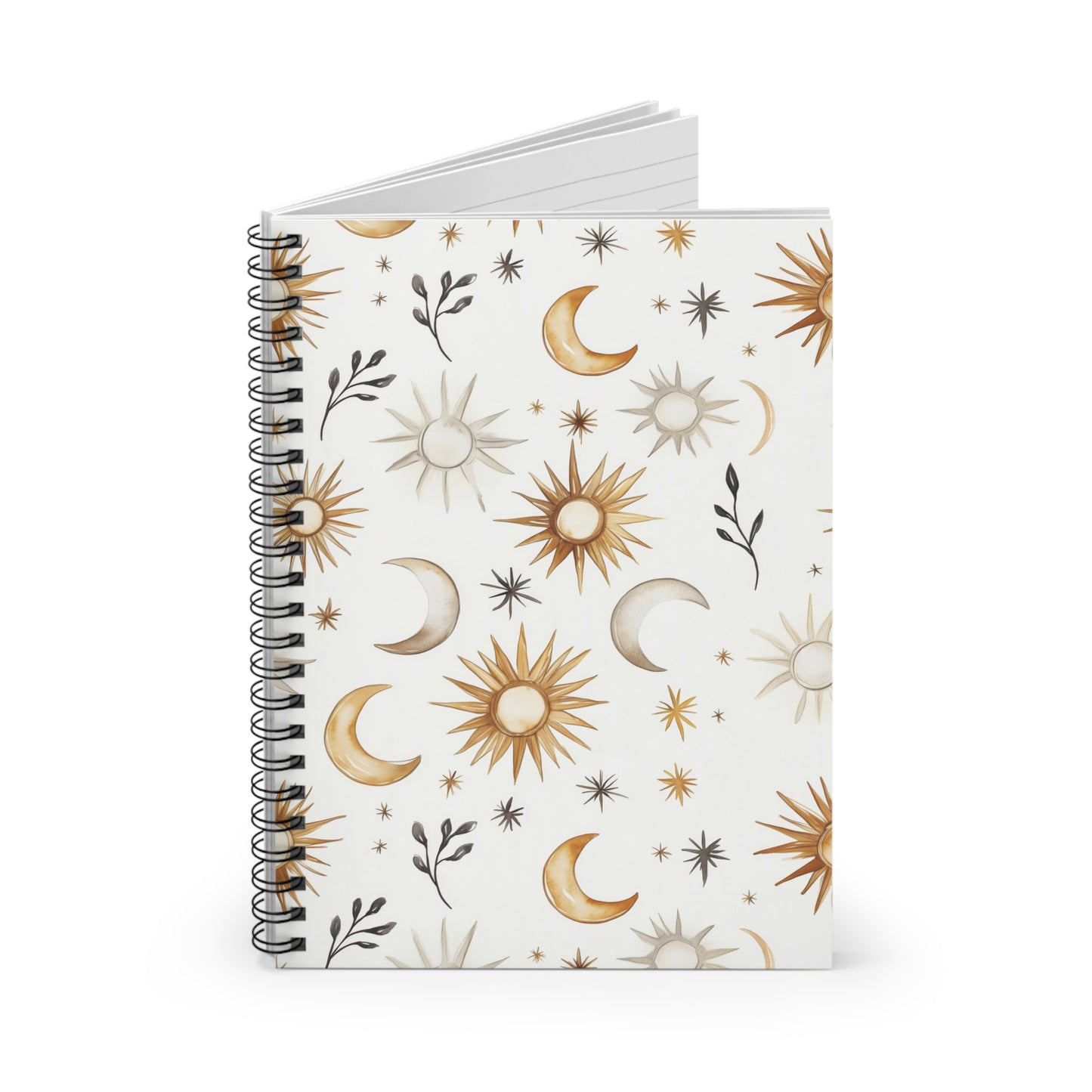 Celestial Spiral Notebook - Ruled Line for Dreamers & Creatives