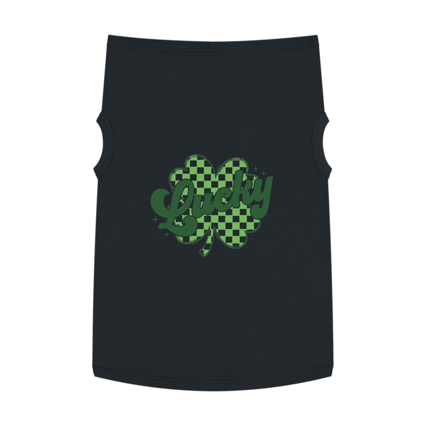 Lucky Clover Pet Tank Top - St. Patrick's Day Dog Apparel