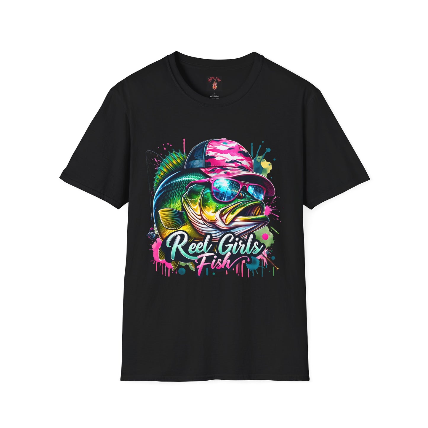 "Reel Girls Fish" Graphic T-Shirt - Fun & Sporty Fishing Tee