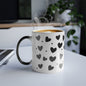 Love Hearts Color Morphing Mug – 11oz Ceramic Coffee Cup for Romantic Occasions