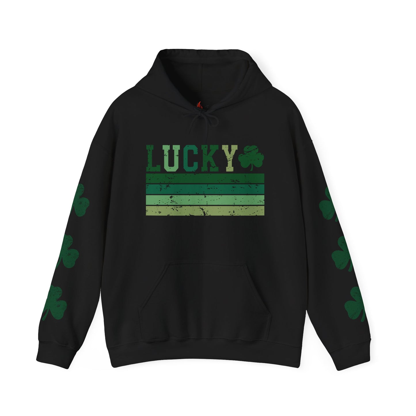 Lucky Shamrock Unisex Hooded Sweatshirt for St. Patrick's Day