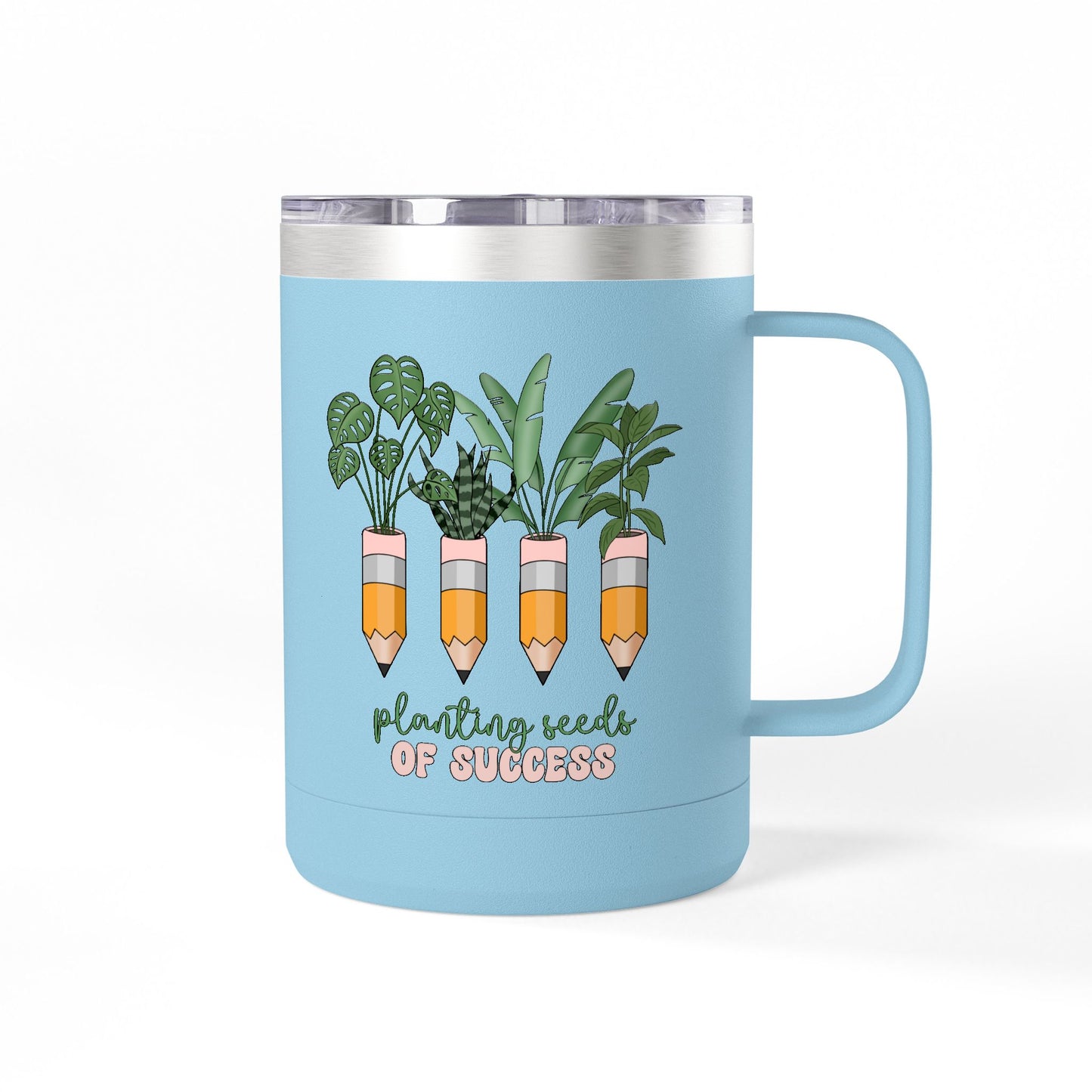 Botanical Coffee Tumbler - Planting Seeds of Success
