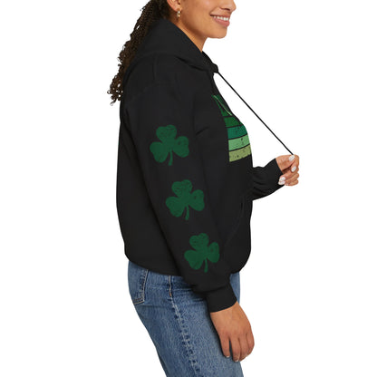 Lucky Shamrock Unisex Hooded Sweatshirt for St. Patrick's Day