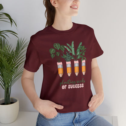Planting Seeds of Success Unisex Jersey T-Shirt