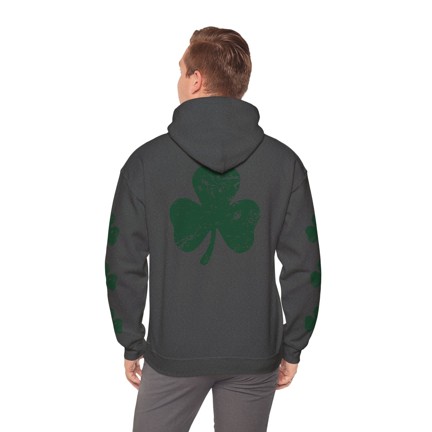 Lucky Shamrock Unisex Hooded Sweatshirt for St. Patrick's Day