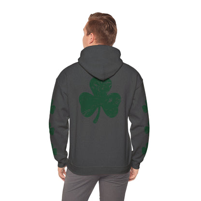 Lucky Shamrock Unisex Hooded Sweatshirt for St. Patrick's Day