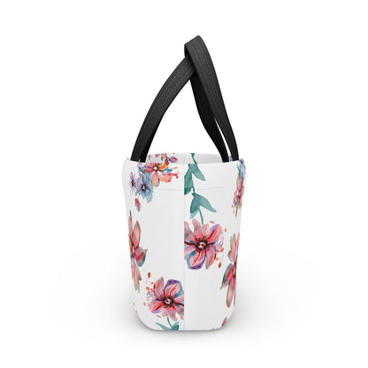 Floral Lunch Bag - Stylish Soft Cooler for Picnic & Work