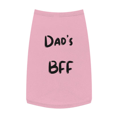 Dad's BFF Pet Tank Top - Cute Dog Shirt for Father's Day
