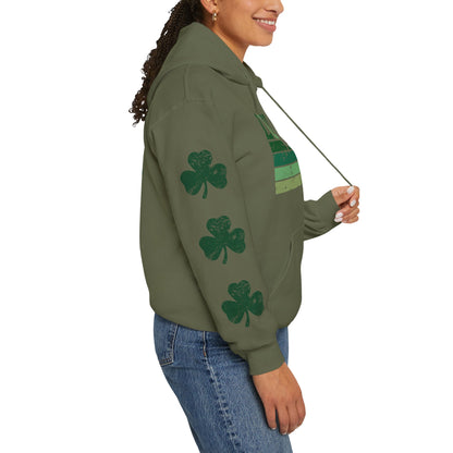 Lucky Shamrock Unisex Hooded Sweatshirt for St. Patrick's Day