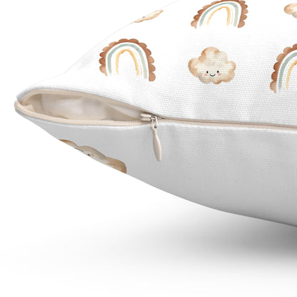 Whimsical Rainbow Pillow | Cozy Decor for Kids' Rooms & Nurseries