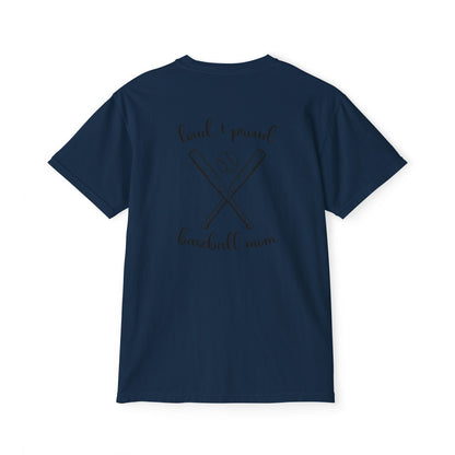 Loud & Proud Baseball Mom pocket T-Shirt
