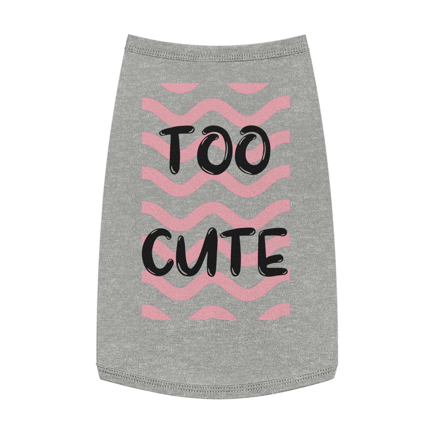 Cute Pet Tank Top - Adorable Wavy Design for Dogs and Cats