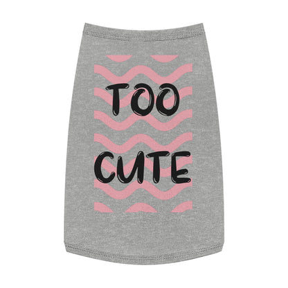 Cute Pet Tank Top - Adorable Wavy Design for Dogs and Cats