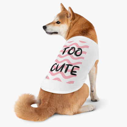 Cute Pet Tank Top - Adorable Wavy Design for Dogs and Cats