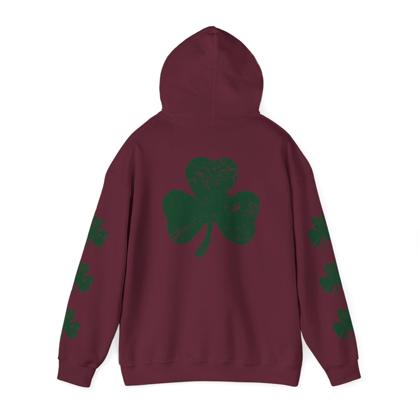Lucky Shamrock Unisex Hooded Sweatshirt for St. Patrick's Day