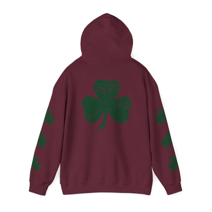 Lucky Shamrock Unisex Hooded Sweatshirt for St. Patrick's Day