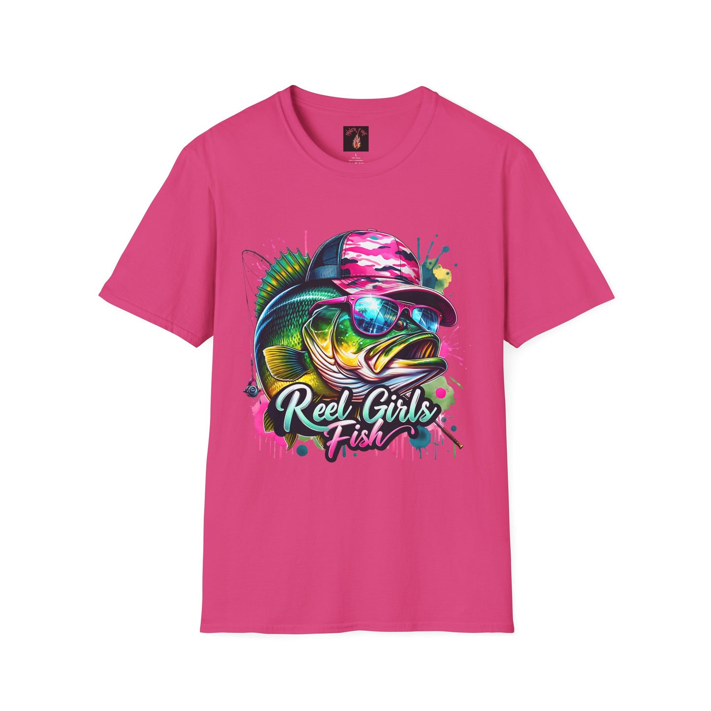 "Reel Girls Fish" Graphic T-Shirt - Fun & Sporty Fishing Tee