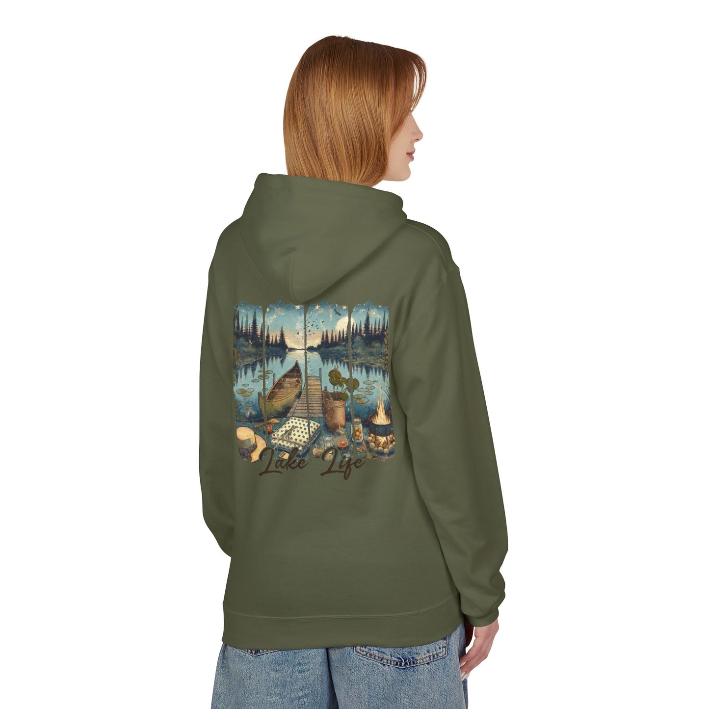 Lake Life  - Unisex Midweight Fleece Hoodie