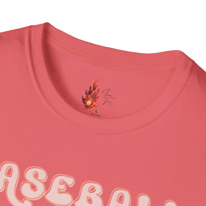 Baseball Mama Unisex Softstyle T-Shirt - Perfect for Sports Moms