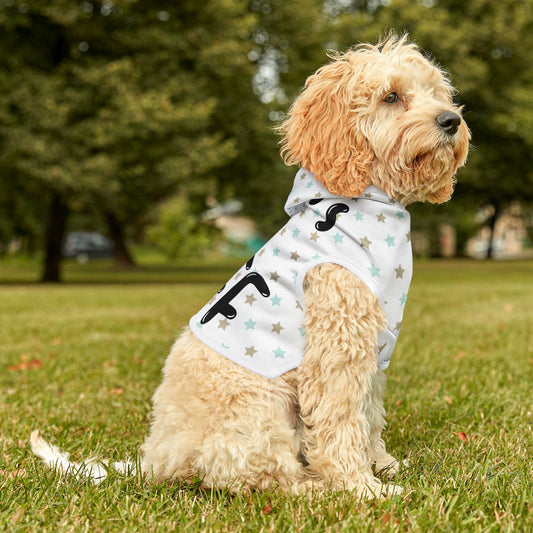 Starry Pet Hoodie - 'Dad's BFF' Design for Stylish Dogs