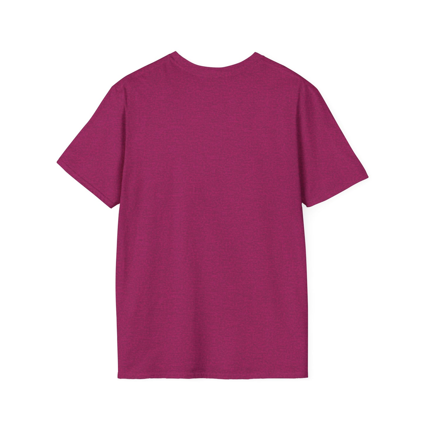 Zebra Heart Unisex Softstyle T-Shirt - Trendy Casual Wear for Animal Lovers