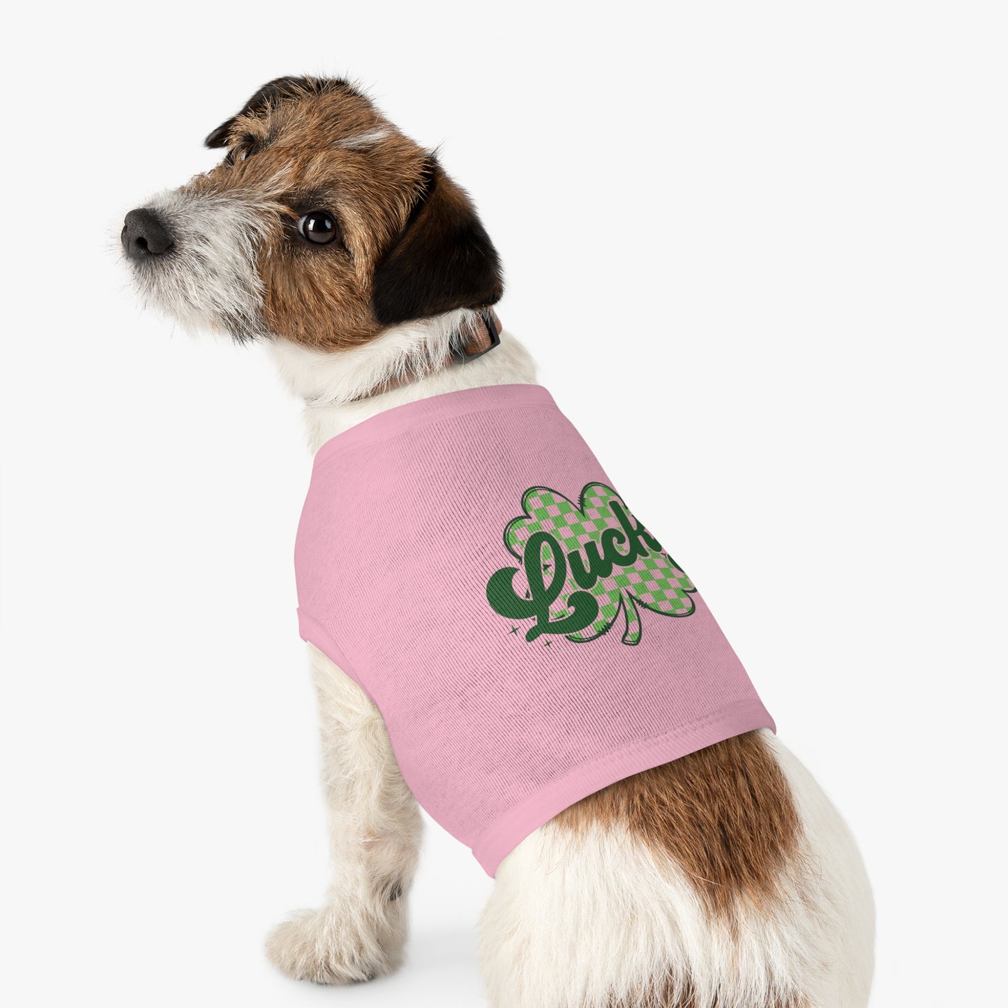 Lucky Clover Pet Tank Top - St. Patrick's Day Dog Apparel
