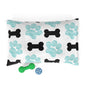 Stylish Pet Bed with Bone and Paw Print Design for Dogs and Cats