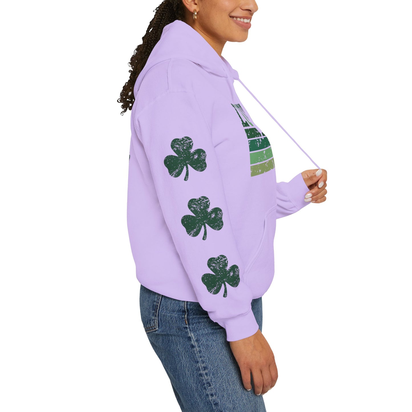 Lucky Shamrock Unisex Hooded Sweatshirt for St. Patrick's Day