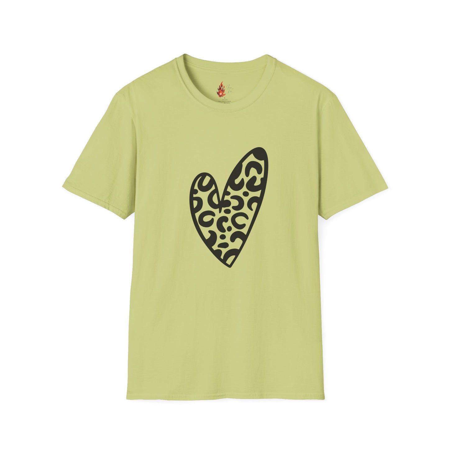 Leopard Love Unisex Softstyle T-Shirt - Perfect for Casual Wear & Gifts