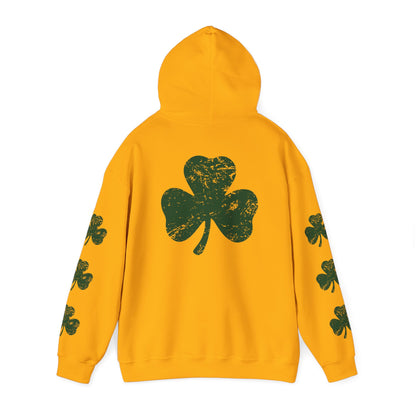 Lucky Shamrock Unisex Hooded Sweatshirt for St. Patrick's Day