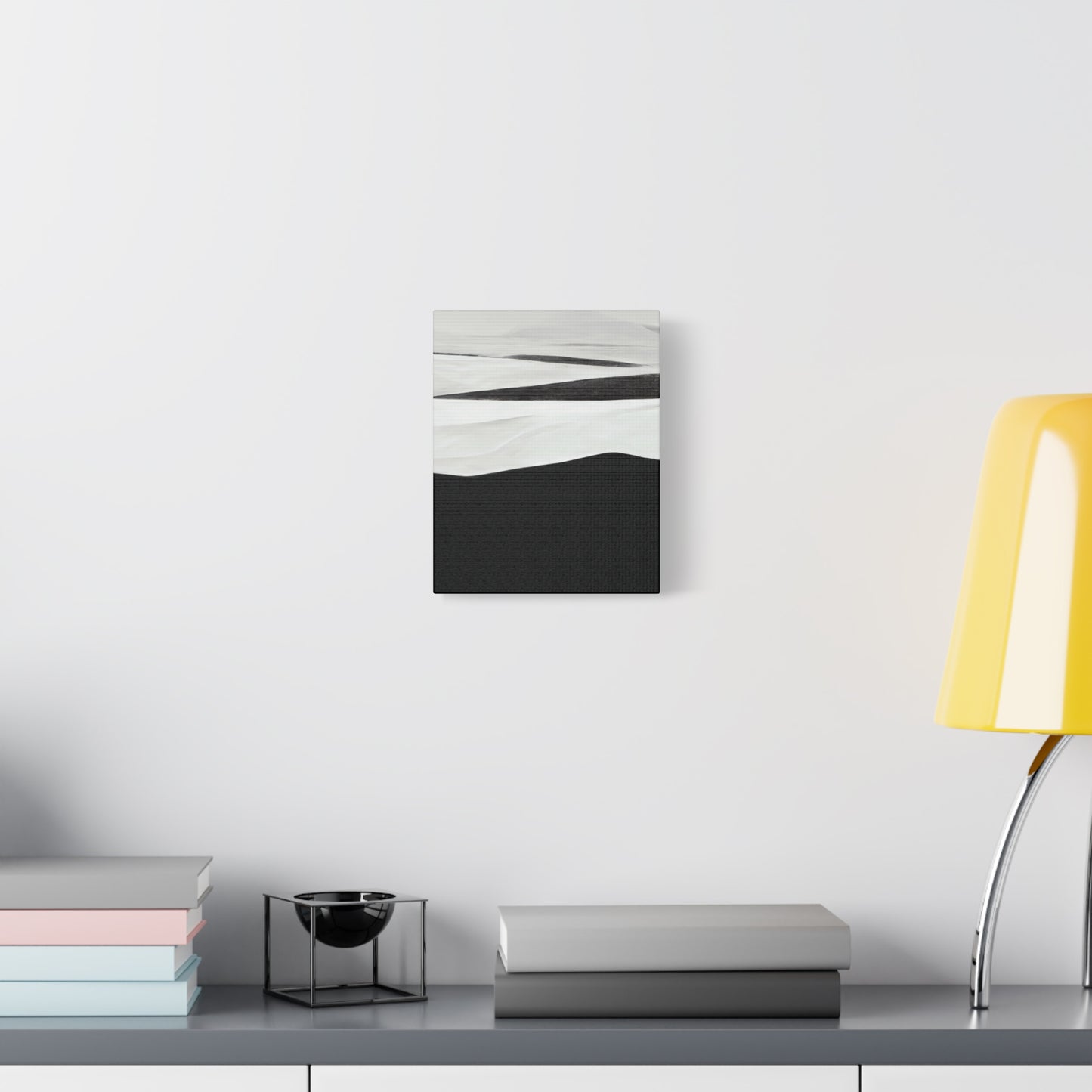 Minimalist Black and White Canvas Art - Modern Home Decor
