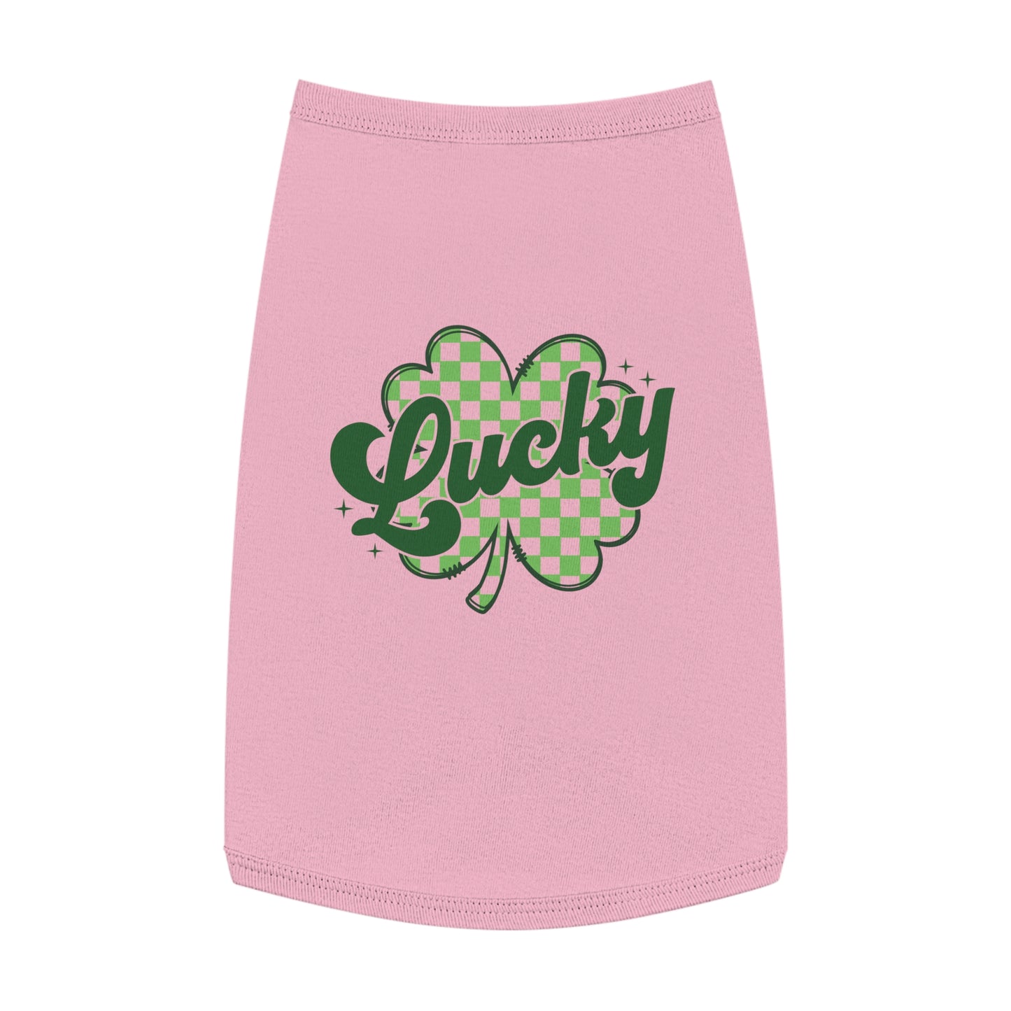 Lucky Clover Pet Tank Top - St. Patrick's Day Dog Apparel